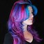 Image result for Girl with Galaxy Hair