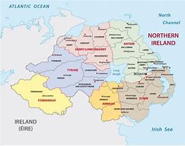Image result for Norhtern Ireland Map