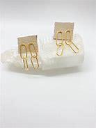 Image result for Paper Clip Earrings