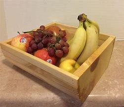 Image result for Wooden Fruit Basket