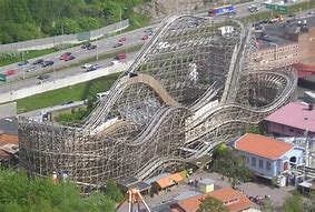 Image result for Largest Wooden Roller Coaster