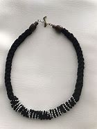 Image result for Black Cord Necklace