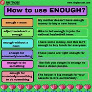 Image result for Too Enough