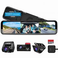 Image result for Dash Cam Flip Down Screen