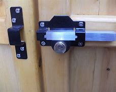 Image result for Metal Fence Gate Locks