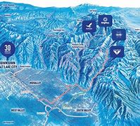 Image result for Salt Lake City Ski Resorts Map