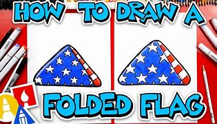 Image result for Folded Flag Art