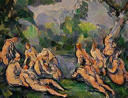 Image result for Les Cinque's Bathers Cezanne