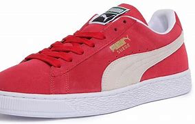 Image result for Puma Suede Black and Red
