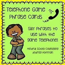 Image result for Telephone Game Message Ideas