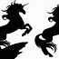 Image result for Black Unicorn Clip Art