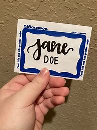 Image result for Adhesive Name Tags