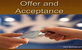 Image result for Difference Between Offer and Acceptance