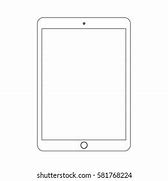 Image result for Outline Picture of Front Tablet