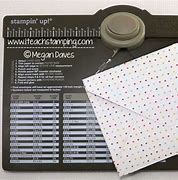 Image result for Stampin Up Envelope Punch Board Chart