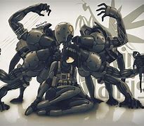 Image result for Black and Red Robot Concept Art