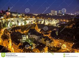 Image result for Luxembourg Kirchberg By Night