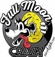 Image result for Clip Art of Crazy On a Full Moon