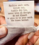Image result for Funny Clothing Tags