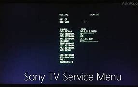 Image result for Hidden Menu Sony TV