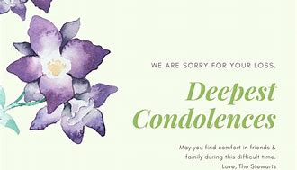 Image result for Messages On Bereavement Cards