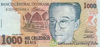 Image result for 1000 Brazilial Real Note