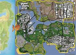 Image result for San Andreas vs GTA 5 Map