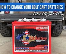 Image result for Old Golf Cart Battery