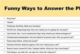 Image result for Answer Calls Funny