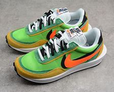 Image result for White and Orange Nike Shoes Waffle