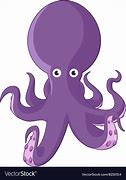 Image result for Cartoon Dark Purple Octopus
