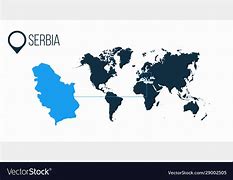 Image result for World Map with Serbia and Portugal