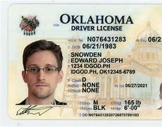 Image result for Oklahoma Real ID