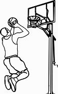 Image result for Line Drawing Basketball Player
