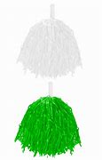 Image result for Green White Black Pom Poms