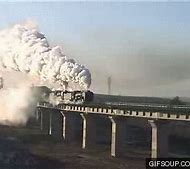 Image result for Steam Train Wreck GIF