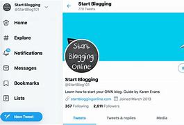 Image result for Twitter Account Layout