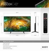 Image result for Sony TV Xbr43x800h