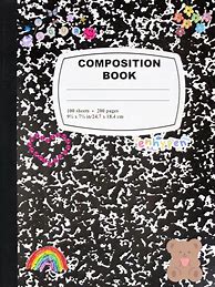 Image result for Composition Book Cover Template