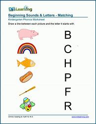 Image result for Beginning Sounds Kinder Worksheets