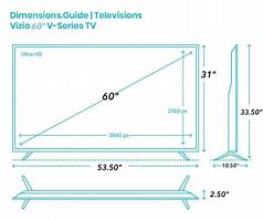 Image result for 60 Inch TV Size