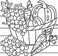 Image result for Harvest Vegetables Coloring Pages