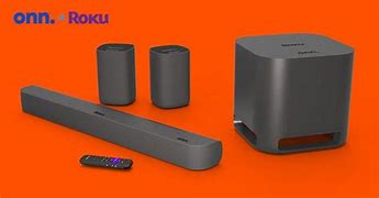 Image result for Roku TV Sound Bar Set and Speakers