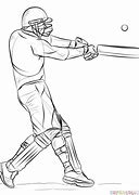 Image result for How to Draw a Cricket Player