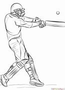 Image result for Outline Cricket Players Team
