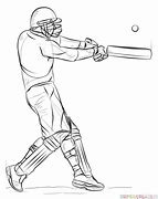 Image result for Kids Playing Cricket Line Drawing