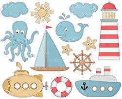 Image result for Boat Waves Anchor Clip Art