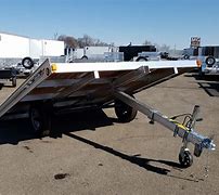 Image result for Snowmobile ATV Trailers