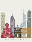 Image result for Hong Kong Skyline Poster