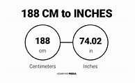 Image result for 188 Cm in Feet and Inches